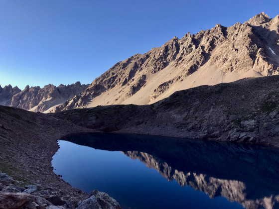 Le déversoir du Lac de Combeynot