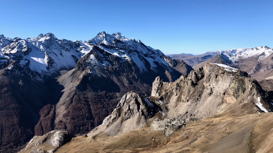 Aiguillette du Lauzet depuis la Pointe Ulysse