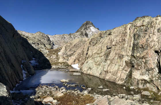 Arrivée sous le Col du Sambuis