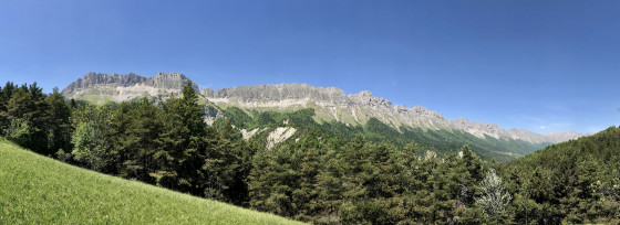 Balcon Est du Vercors entre Roche Rousse et le Pas de la Balme