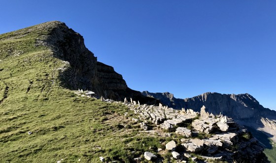 Dentelles vers la Tête des Vautes