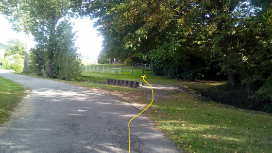 Départ de sentier