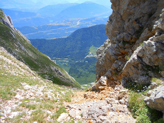 En haut du col des Deux Soeurs