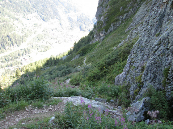 Falaises au niveau du Fontanet