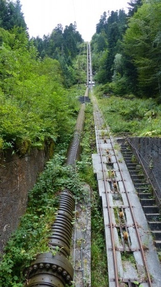 Funiculaire du barrage EDF