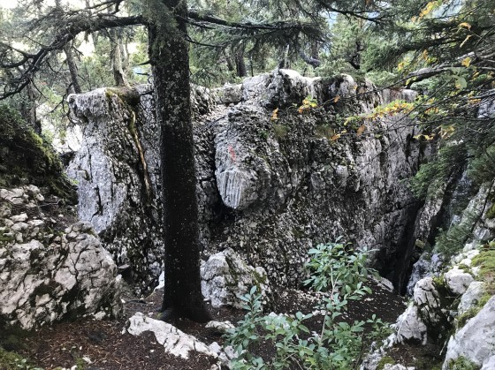 Haut de la crevasse en Z