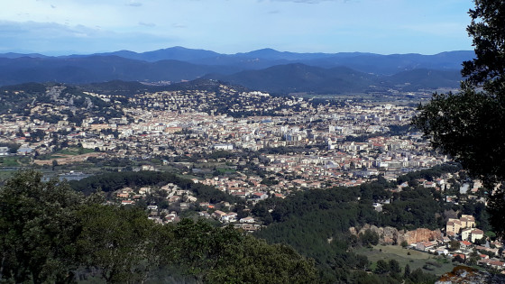 Hyères depuis le mont des Oiseaux