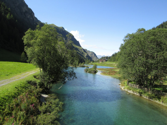 L\'Isère en sortie du Barrage