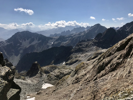 La cime du Sambuis et les petites aiguilles de l\'Argentière