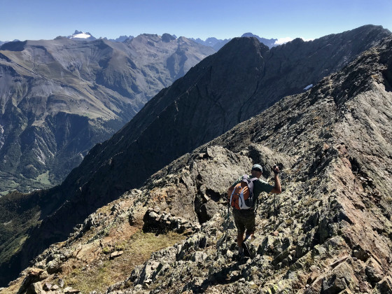 La crête entre la Grissonière et la Ligne