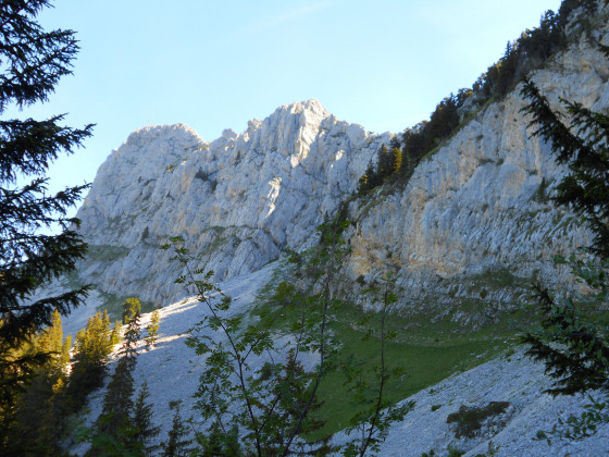 La falaise de la Suiffière