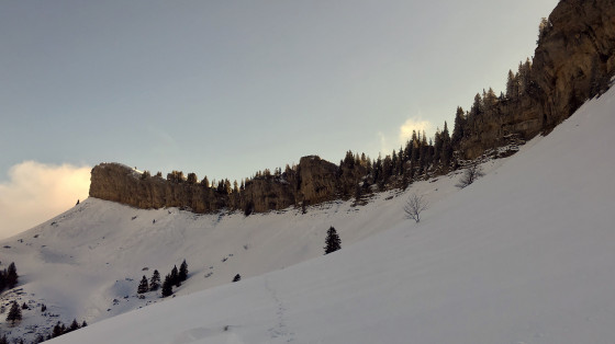 La falaise et le Goulet d\'Hurtières