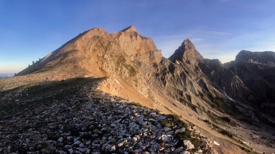 La Pas de l'Agneau au lever du soleil