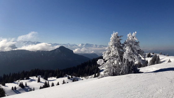 La Pinéa vue du Col d\'Hurtières