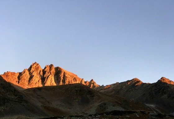 La Tête de la Cassille au lever du soleil