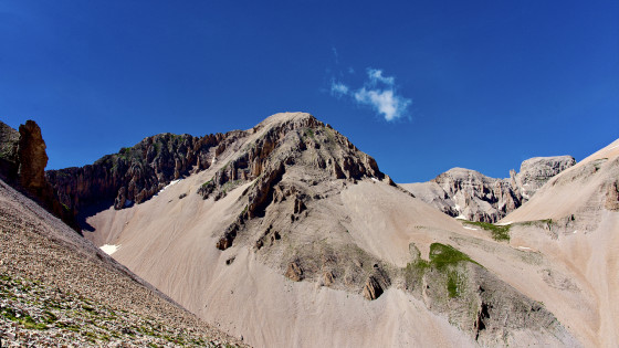 La Tête de la Cavale vue du Col de Lapras