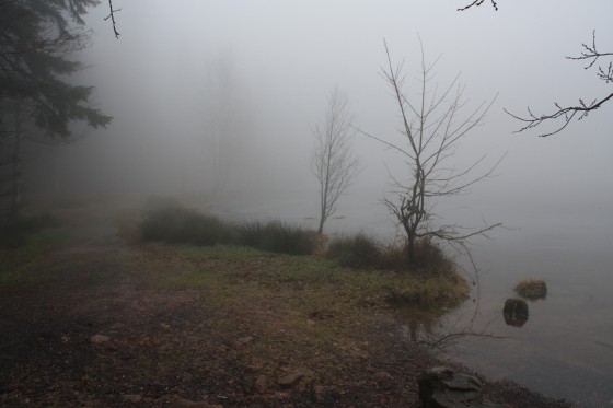 Lac de la Maix en hiver