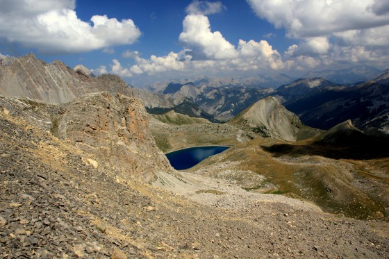 Lac Sainte-Anne depuis le Col de Girardin