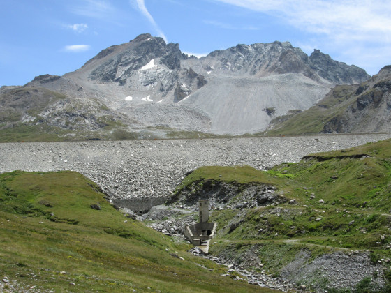 Le barrage de la Sassière