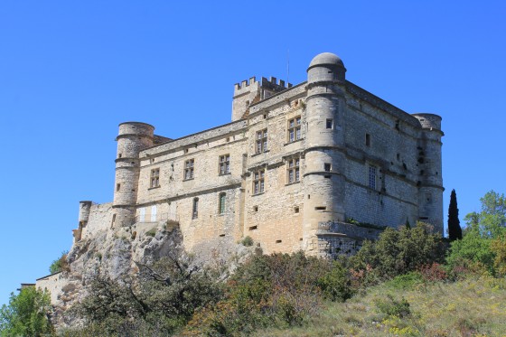 Le château du Barroux vu du coté nord-est