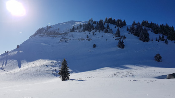 Le Grand Montrond en hiver