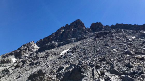 Le Pic de Rochebrune vu du Col des Portes