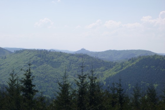 Le rocher de Dabo vu depuis la tour du Brotsch