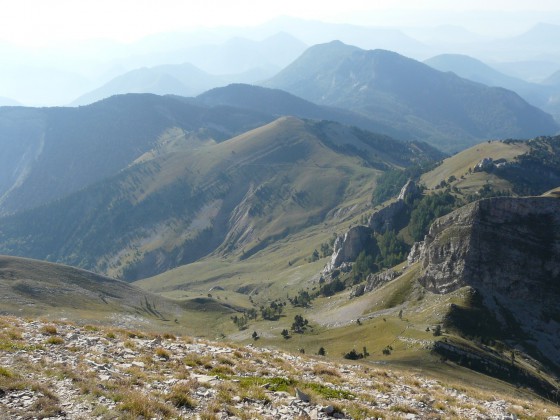 Le vallon de montée.