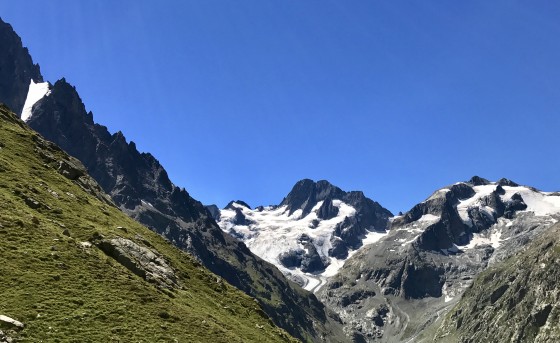 Les Bans, le Glacier de la Pilatte et le Gioberney