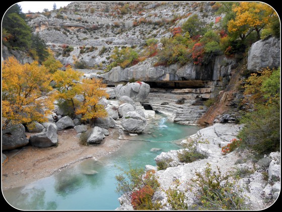 les gorges de la Meouge