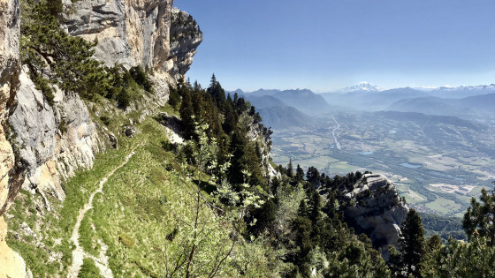 Les Griffes de l'Ours vue du sangle supérieur de Belles Ombres