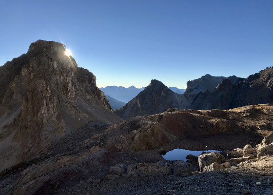 Lever de soleil sur le Lac Sorcier