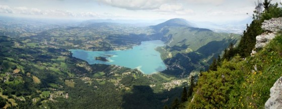 Panorama sur le Lac d'Aiguebelette