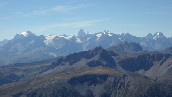 Panorama sur les Écrins