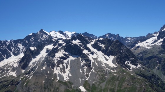 Pic de Neige Cordier, Roche Émile Pic, Roche Paillon, Barre des Écrins, Roche Faurio et Roche d'Alvau