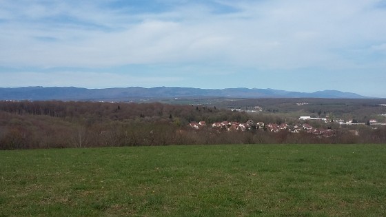 Point de vue sur les Vosges