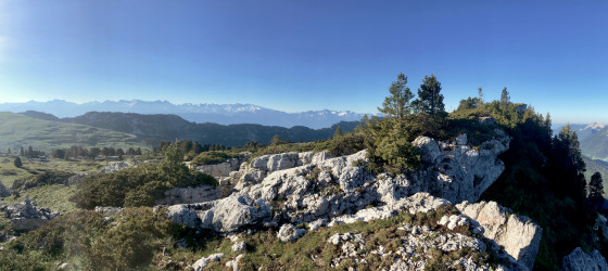 Sortie sur la crête du Pinet