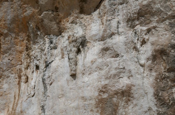 Vestiges de stalactites