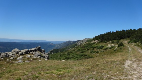 Vue au dessus du Rocher des Barres