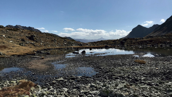 Vue au Sud sur le Pic de Rochebrune