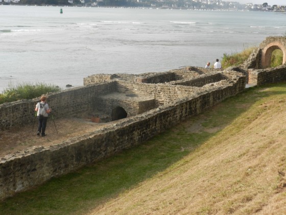 Vue d'ensemble des thermes gallo-romain du Hogolo