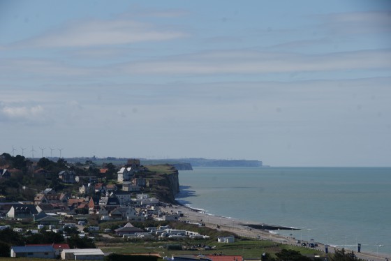 Vue de la plage de Sainte Marguerite sur Mer