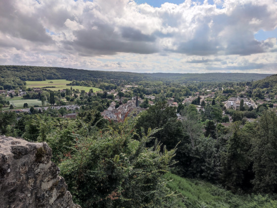 Vue depuis le château de la madeleine