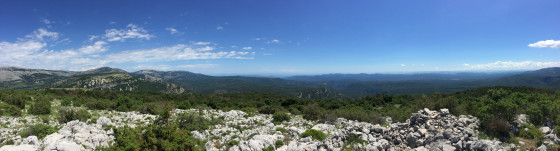 Vue depuis le sommet des Louquiers