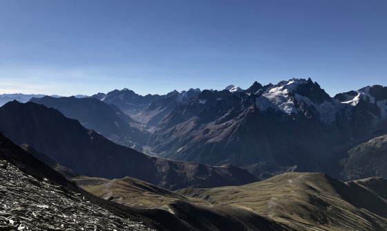 Vue du col au Sud du Bec de Grenier