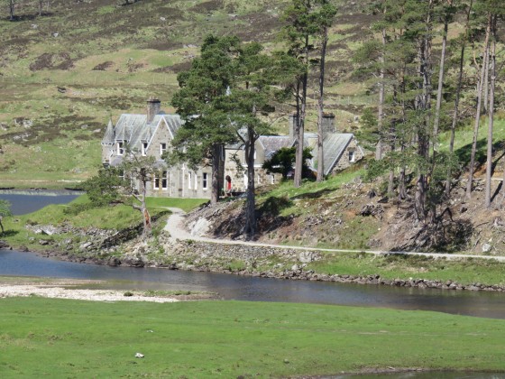 Vue sur l'Affric Lodge