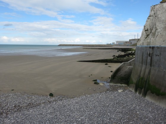 Vue sur la plage de Saint Martin en campagne