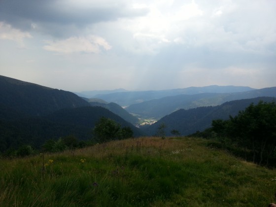 Vue sur la vallée de Munster