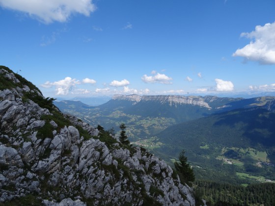 Vue sur le Granier et le Col du Granier