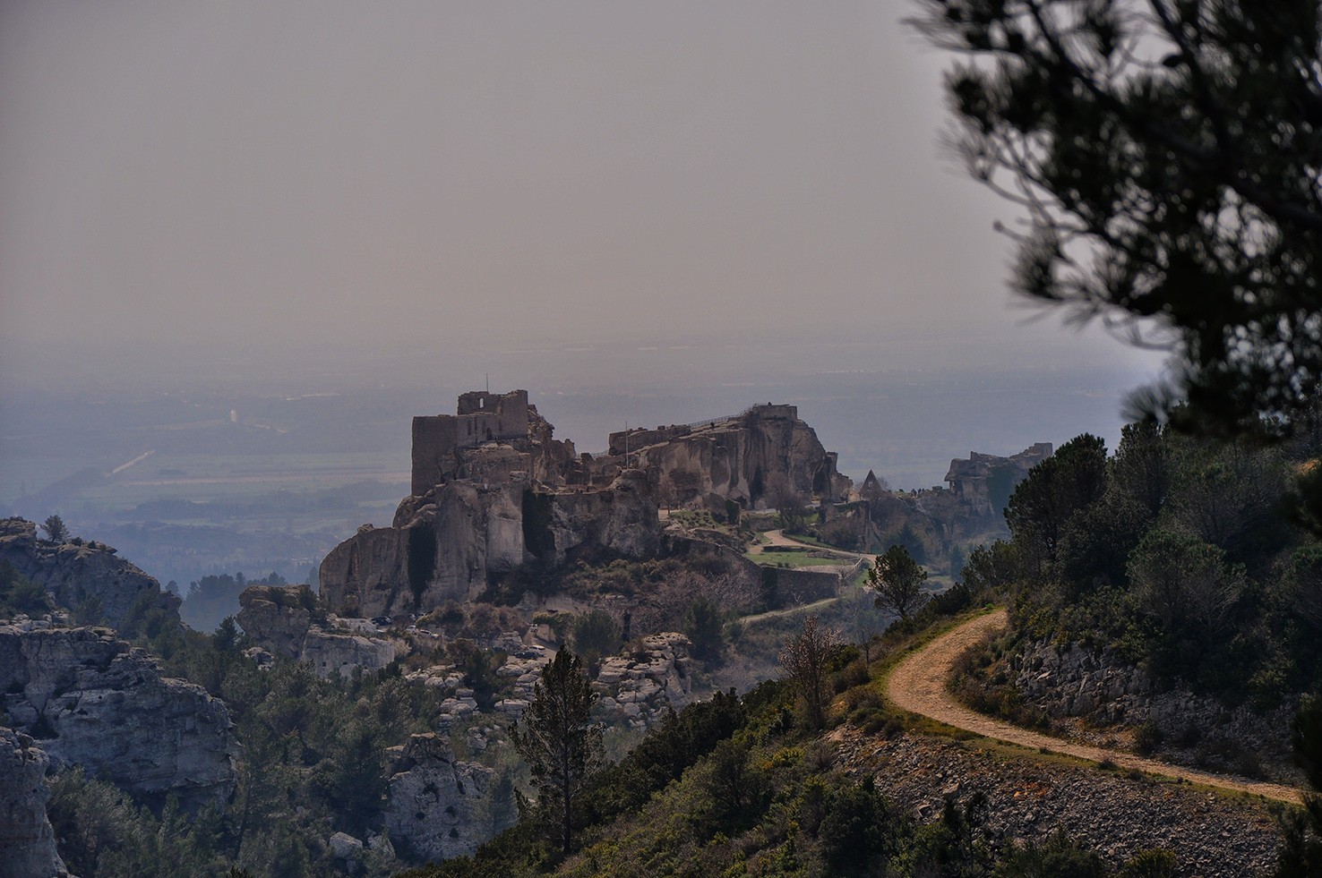 Photo : Le château des Baux-de-Provence